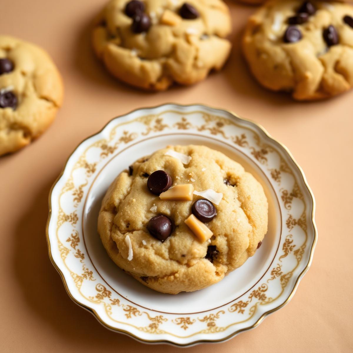 Chewy drop cookies studded with chocolate, butterscotch chips, and coconut